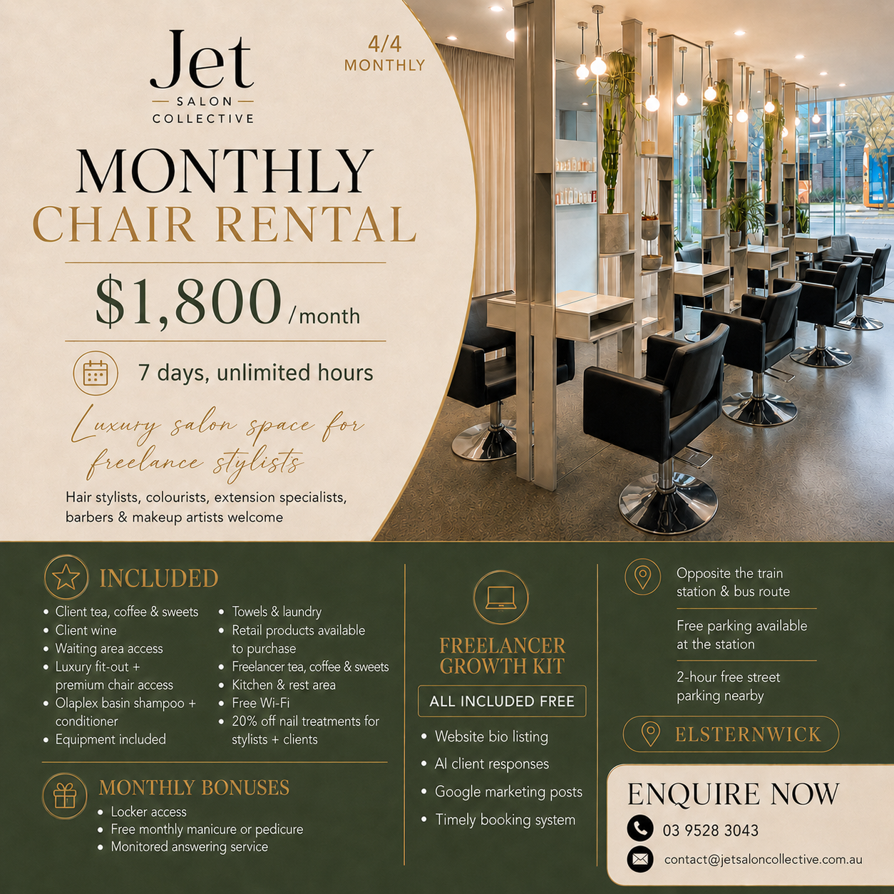 chair rent monthly chair rent monthly
